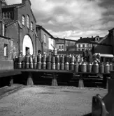 Bild från Karlstadsortens mejeriförening med lokaler i Klara, tagen 1949