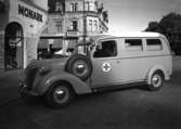 Ambulans från Motoraktiebolaget på Hamngatan 1939.