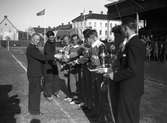Text på negativkuvertet: Stadslöpningen den 14 maj 1942.