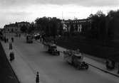Barnens dag 1936, här på en bild tagen från järnvägsviadukten vid Hamngatan.