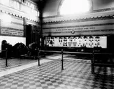 Interiör från elverkets omformarstation vid Eneströmsgatan mellan fängelset och järnvägen.