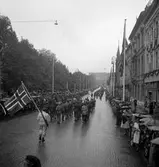 Norge fritt den 7 maj 1945.