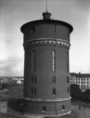 Vattentornet på Herrhagen, uppfört 1889. Ombyggdes till bostäder i början av 1990-talet.