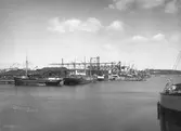Karlstads Yttre hamn i mitten av 1920-talet.