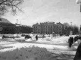 Karlstadsbild tagen i mitten av 1950-talet.