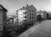 Serie med Karlstadbilder tagna under första halvan av 1960-talet. Stagnellsgatan på Herrhagen.