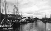 Inre hamn i mitten på 1920-talet.