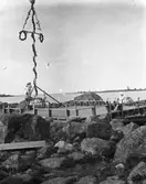 Midsommar. Dansbanan vid vattnet. (Lilljungfrun eller Rönnskär)

