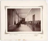 Elfsborgs läns Dövstumskola, senare Vänerskolan. Korridoren på externatet (B-skolan).