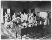 Vänersborg. Elfsborgs läns Dövstumskola, senare Vänerskolan. Skolkök.