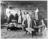 Elfsborgs läns Dövstumskola, senare Vänerskolan. Tvättstuga.