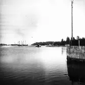 Inloppet till hamnen i Norrsundet.
