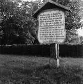 Fattigbössan vid Arbrå kyrka.