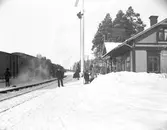 Strömsbro station.
