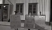 Barn som gör propaganda för högerpartiet i samband med valet 1936.