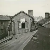 Ett nu rivet hus i kvarteret Beckasinen.