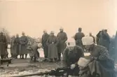 ...kiskt [oläsligt] pansarvärn i Kalmar 1941.
Militärövning.