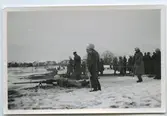 Militärövning, skjutövning, med pansarvärn i Kalmar 1941.