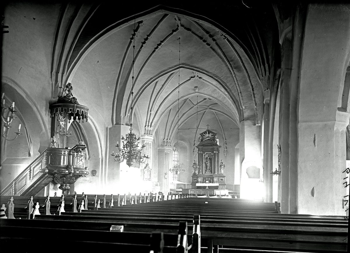 Ellert Johan Viktor Sörman, Church Interior from Munktorp. Photographer E Sörman.