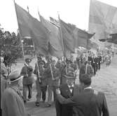 Gävleutställningen 1946
arrangerades 21 juni - 4 augusti. En utställning med anledning av Gävle stads 500-årsjubileum. På 350.000 kv.m. visade 530 utställare sina produkter. Utställningen besöktes av ca 760.000 personer.

Försvaret