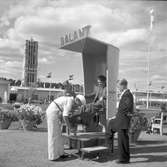 Gävleutställningen 1946
arrangerades 21 juni - 4 augusti. En utställning med anledning av Gävle stads 500-årsjubileum. På 350.000 kv.m. visade 530 utställare sina produkter. Utställningen besöktes av ca 760.000 personer.

Skoputsning