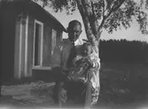 David Brundin med sonen Sören, 1923.