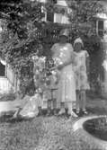 En bild från Lingbo, Elna Brundin med sina fyra barn, ca 1927.