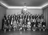 Möbelproduktions disponent Sven Andersson-Björn, 70- årsdag. 24 september 1945. På Centralhotellet i Gävle.