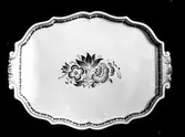 Bricka, modell A, från Gefle Porslinsfabrik.
