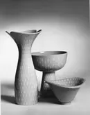 Vas och två skålar, Gefle Porslinsfabrik.