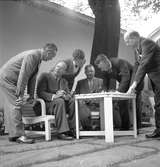 Pappershandlareförening på Gävlekongress. 11 augusti 1950.


