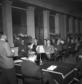 Företagarförbundet, kurs på Centralhotellet. 1949.