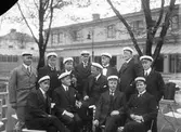 1906 års studenter firar 20-års jubileum på CH, i Trädgården

