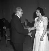 Centralhotellets matsalsinvigning. 1943