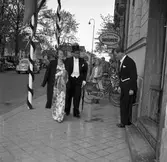 Ahlgrens Tekniska Fabrik AB, 70 årsjubileum.  Middag och medaljutdelning på Central Hotellet. 8 juni 1956.
