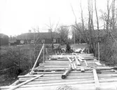 Brobygge-renovering över Gavleån.             Tidsomfånget är 1900 - 1940