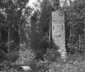 Fundamenten till bessermeugnen, där världens första lyckade besserblåsning ägde rum vid Edsken år 1858.