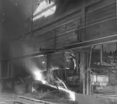 Tappning av masugn, SKF Hofors.
