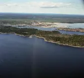 Norrsundets sulfatfabrik. Foto den 30 maj 1966.