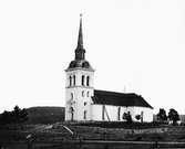 Hanebo kyrka omkring 1870.