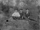 Tre pojkar.