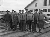 Gruppbild, sågverksarbetare?