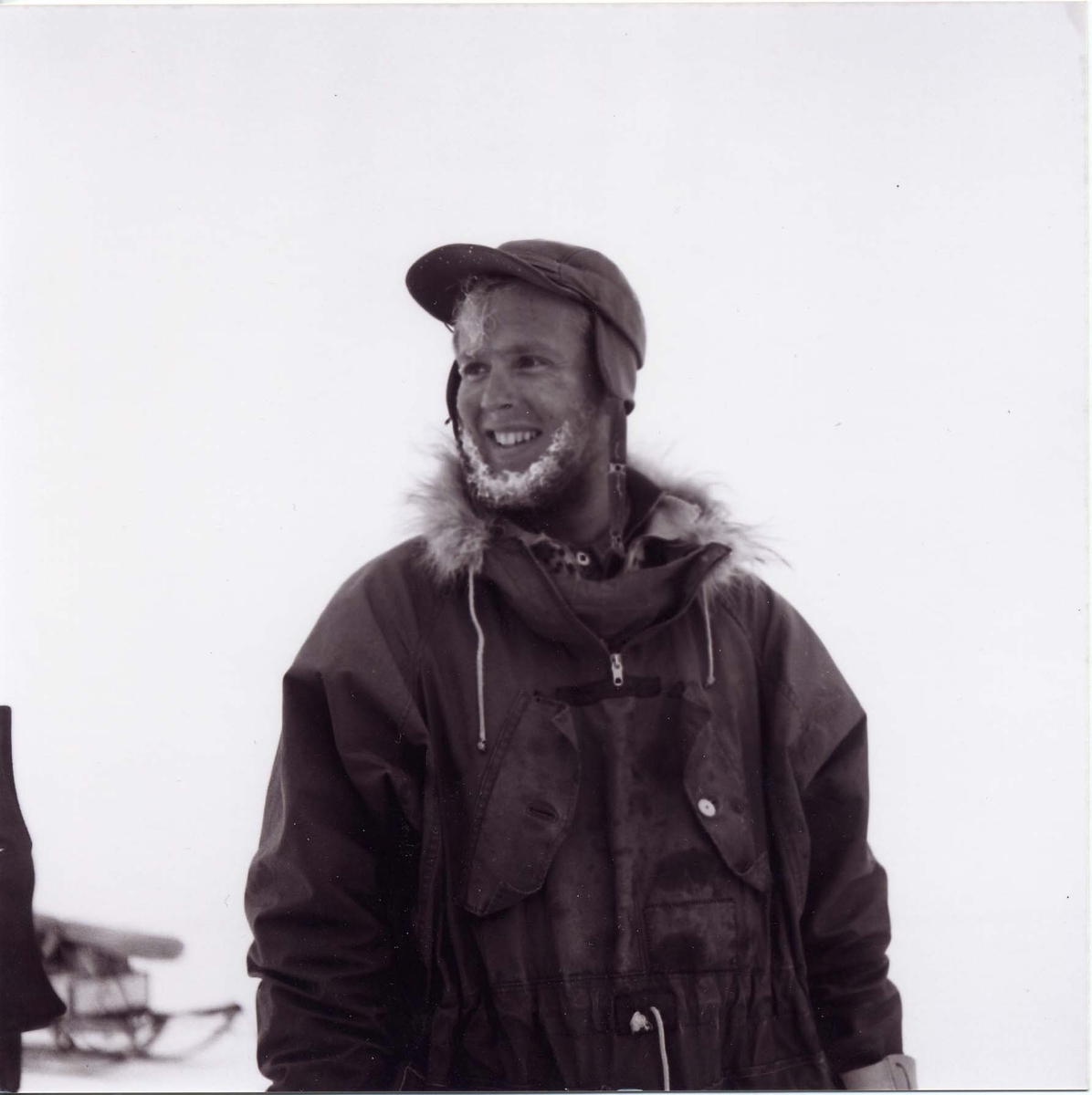 Stig Hallgren, “Valter Schytt, the expedition’s near-commanding and chief glaciologist.”