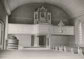Orgelläktaren i Blackstads kyrka, byggd i slutet av 1780-talet.