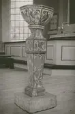 Dopfunt i Blackstads kyrka, byggd i slutet av 1780-talet.