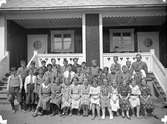 Gruppfoto. Risätra folkskola Bäckman.