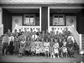 Gruppfoto. Risätra folkskola Bäckman.