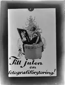 Avfotograferat reklamkort 