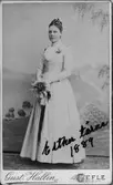 Ester Höjer, född Eklöf. Foto år 1889.