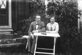 Erhard och Astrid Nilsson. Foto från 1921.